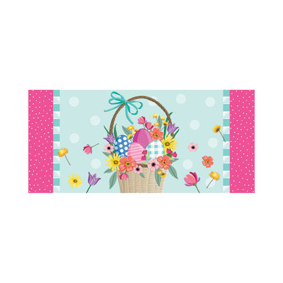 Spring Holidays Easter Basket Sassafras Switch Door Mat