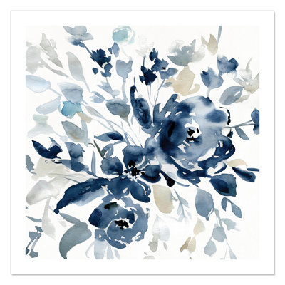 Indigo Garden I - peinture sans cadre