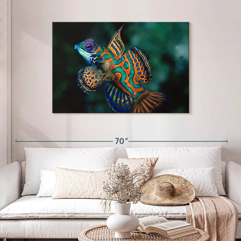 Brampt Mandarin Dragonet, 30" H x 45" W