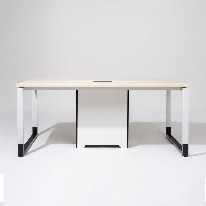 Table de conférence rectangulaire, Chêne clair, H 29,53 po x L 70,87 po x l 35,43 po