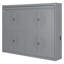 Grand lit escamotable mural en bois gris pour maisons modernes
