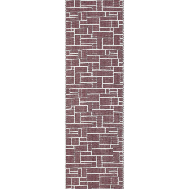 Runner Ava-Grace Geometric Indoor / Outdoor Area Rug, Rectangle 60 x 120cm