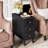 Cebollero Solid Wood Floor Shelf 3 - Drawer End Table -2104728109