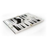 White/Black Backgammon Board Game