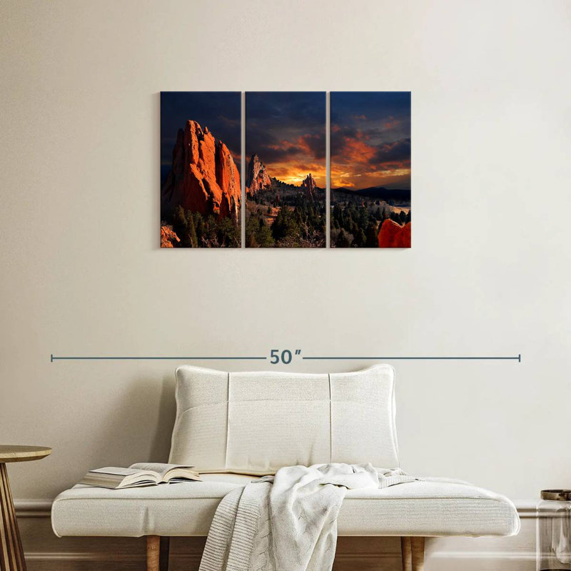 Alvord Garden Of Gods Dusk, H 20 po x l 33 po