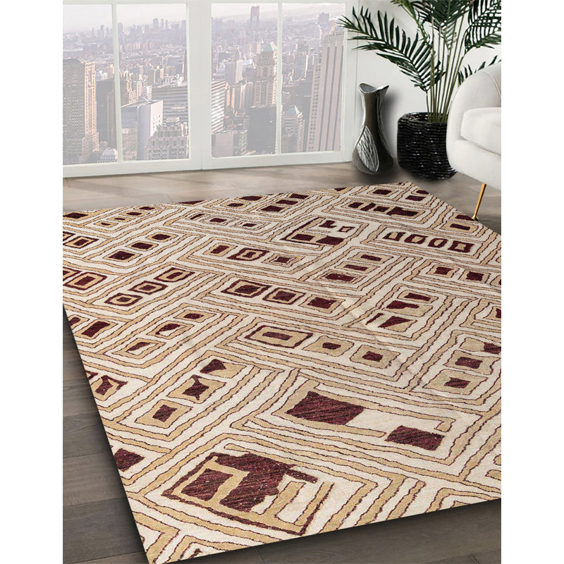 Tapis multicolore Monto, Rond 6 pi