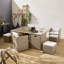Aluminum Rattan Cube Table 6 to 10-Seater-1473952803