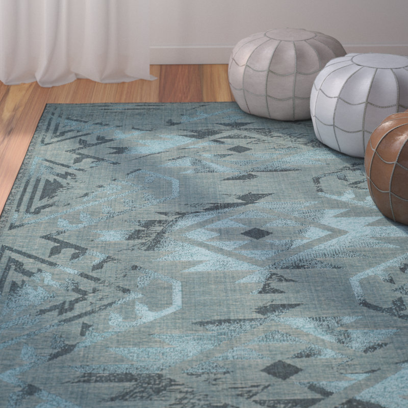 Ulla Performance Southwestern Rug, Rectangle 5' x 8'