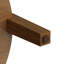 Solid Wood Oval Coffee Table-1347109654