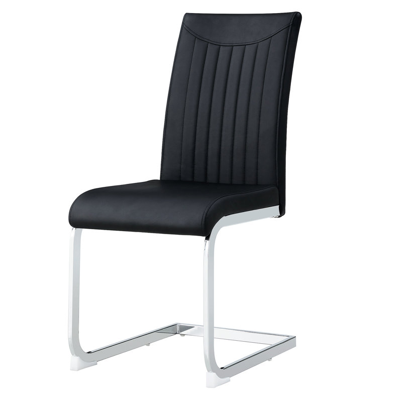 Chaise d'appoint en similicuir