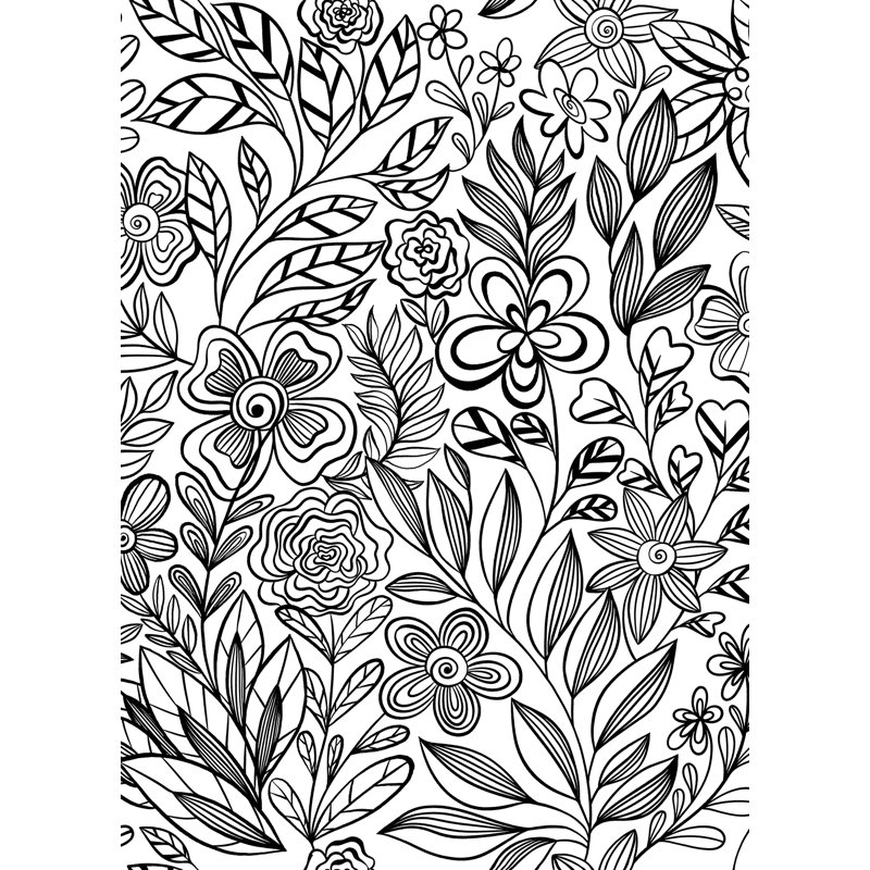 Garden Simply Stated Florals Peel and Stick Wallpaper