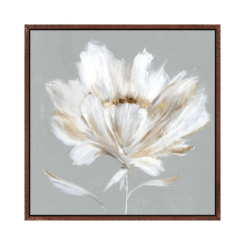 Sleeping Beauty III 1 Piece Painting on Canvas, 45.72 cm H x 45.72 cm W, Classic Brown Wood Framed