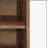 Oak Finish Shoe Cabinet