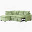 Canapé-lit modulaire convertible en L 82,67 po-1671209635