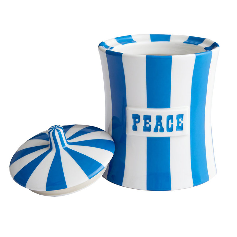 Vice Canister - Peace, Blue/White