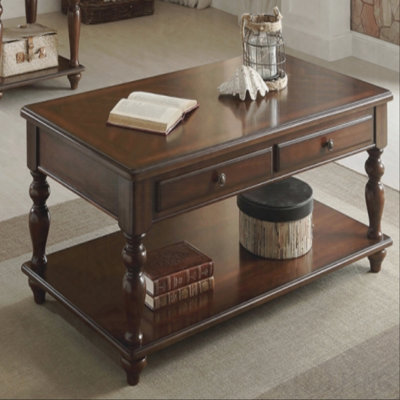 Coffee Table, Farrel Walnut Finish, Lift-Top