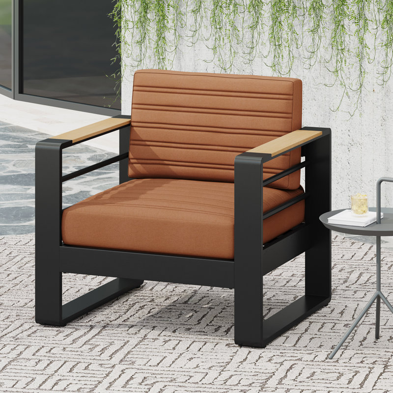 Fauteuil club Giovanna, Orange