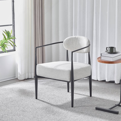 Fauteuil d'appoint rembourré Mid-Century
