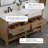 Maxbano Farmhouse 72" Double Bathroom Vanity with Stone Sink-106905786