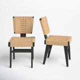 Alfie 18.3'' H Leather Upholstered Ash Armchair
