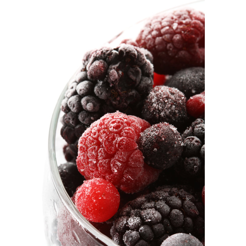 Frozen Berries - Wrapped Canvas Print, 46cm H x 30cm W x 3.8cm D