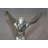 Rolls Royce Spirit of Ecstasy Small Bronze Statue - Mererid Flying Lady Sculpture, 9"L x 9"W x 14"H