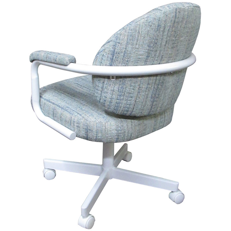 Bedolla Polyester Blend Task Chair, Blue, White