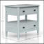 Table de chevet ouverte avec 2 tiroirs-1021431173