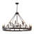 23.62" - Black - Chandelier