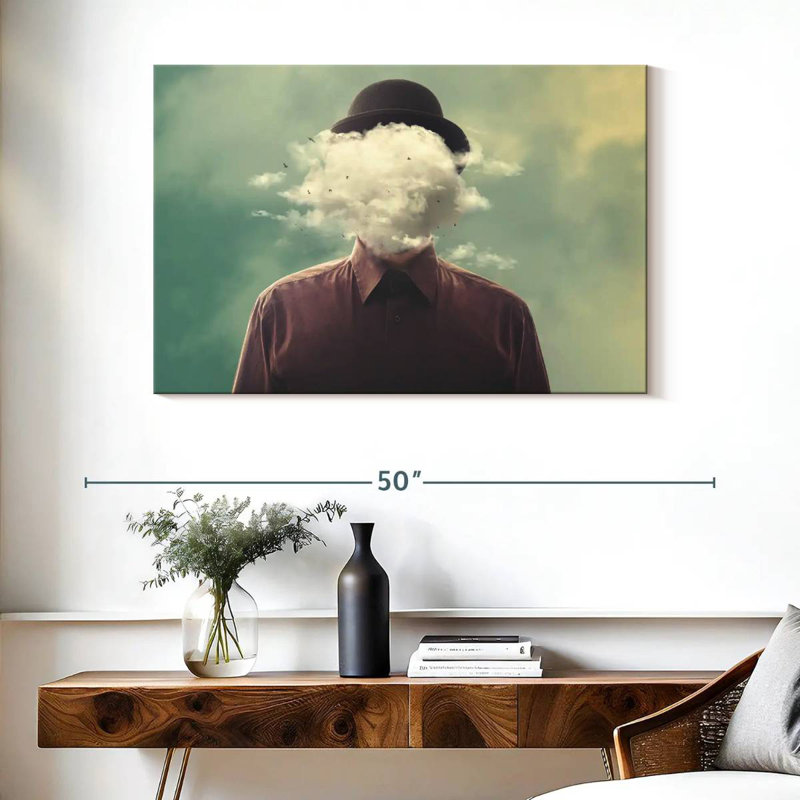 Kelan Head In The Clouds, 26" H x 39" W