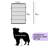 Foldable Heavy Duty Metal Dog Playpen with 1 Door (Set of 6)-111004116-111004117
