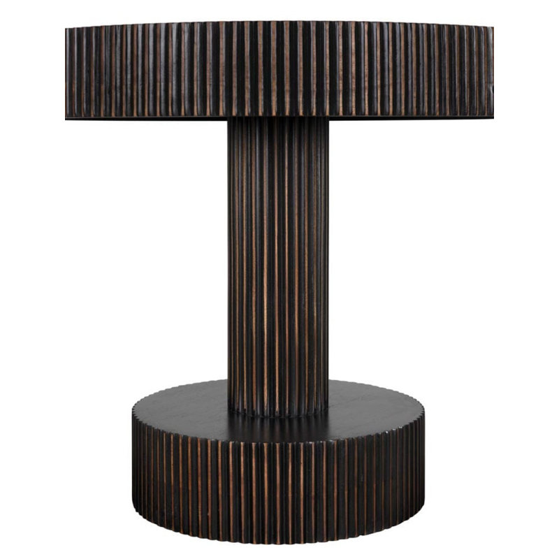 Stringata Solid Wood End Table