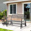 Banc oscillant Outsunny