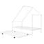 Lit plateforme simple avec lit gigogne Adalric-94659607