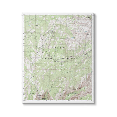 " Yosemite National Park And Wilderness Topographic Map Geography " by Daphne Polselli