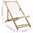 Reclining Deck Chair