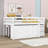 Jahdir 4 Drawers Wood Loft Bed with Retractable Writing Desk-1282171136-1282171139