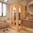 1 Person Indoor Infrared Sauna, Low Emf Home Spa Sauna