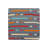 Kilim Turkish Abstract Cotton Blend and Wool Blend Reversible Throw Pillow