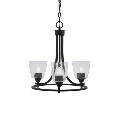 Paramount Uplight 3-Light Chandelier -  Toltec Lighting, 3403-MB-461