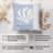 Botanical Matisse Shell Soft Blue Botanicals Bohemian