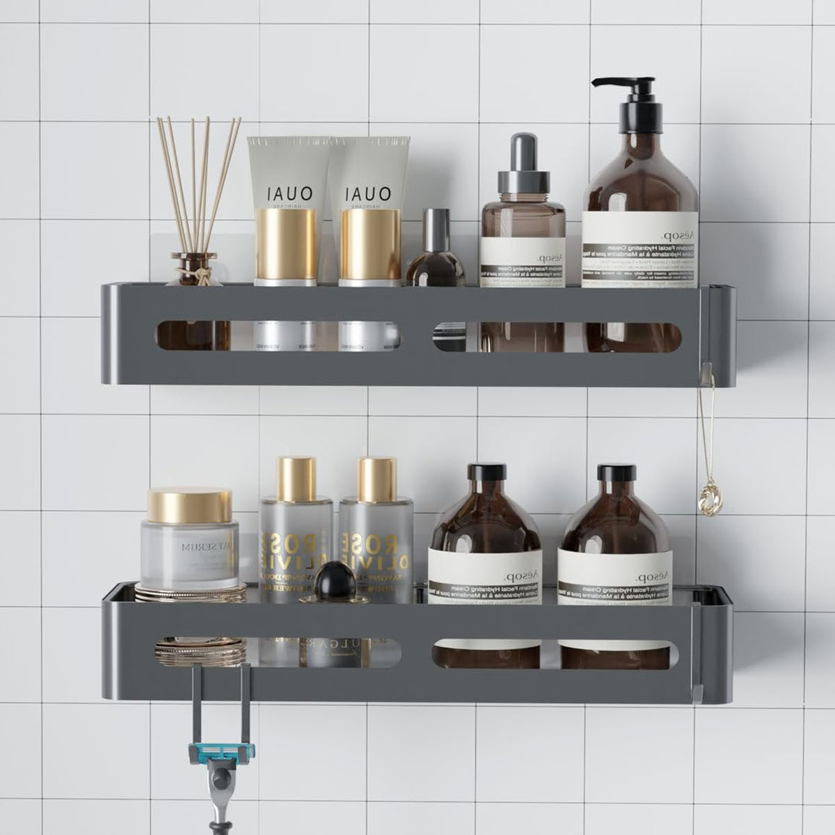 Rebrilliant Adhesive Shower Caddy