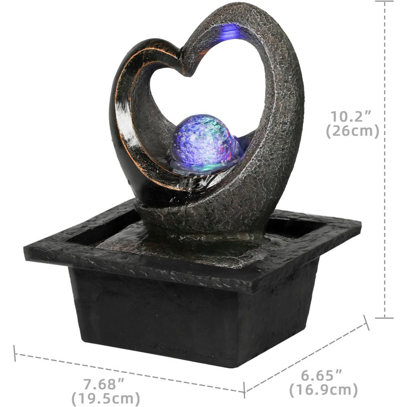 Fontaine zen dans un jardin d'eau