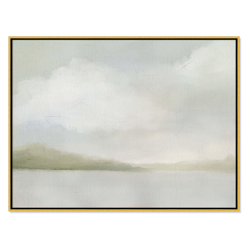 Queensland - Toile avec cadre flottant, H 31,5 po x l 41,5 po, Doré