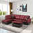 Burgundy Microfiber/Microsuede