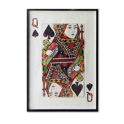 " Queen Of Spade " Painting Print