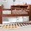 Lit simple avec rangement pour tête de lit et trois barrières de sécurité, caractéristique noyer-1525272324