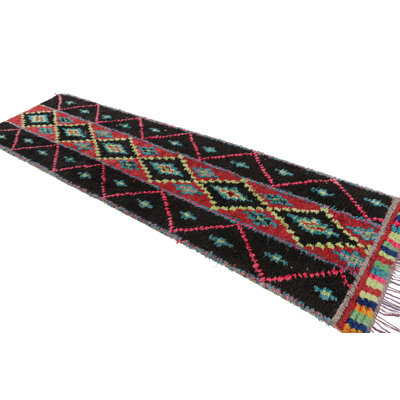 One-of-a-Kind 3'3”x10'8” Hand Knotted Area Rug