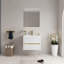 Meuble-lavabo flottant 30 po, armoire murale avec lavabo, blanc brillant, entièrement assemblé-778587019-778587021
