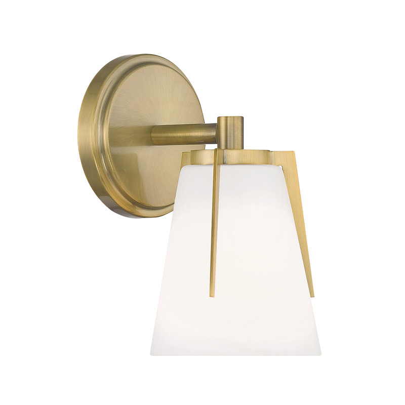 Applique murale 1 lumière Allure 9 po de hauteur - laiton antique Allure, Laiton